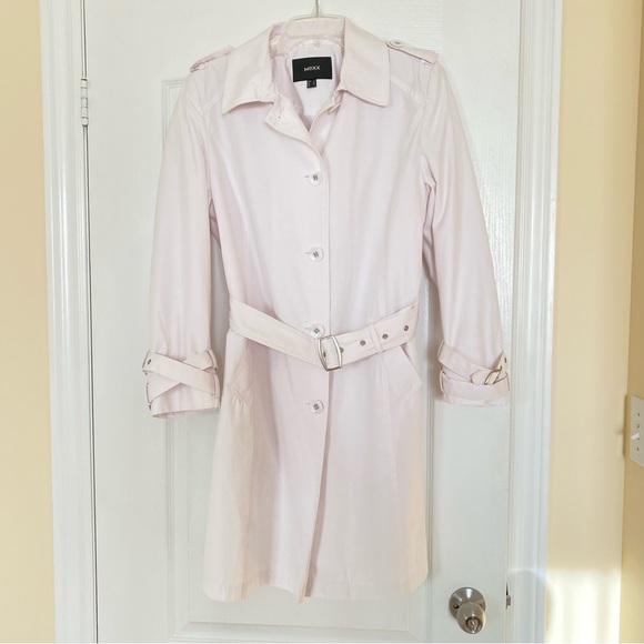 Mexx White trench coat size L - Picture 1 of 8